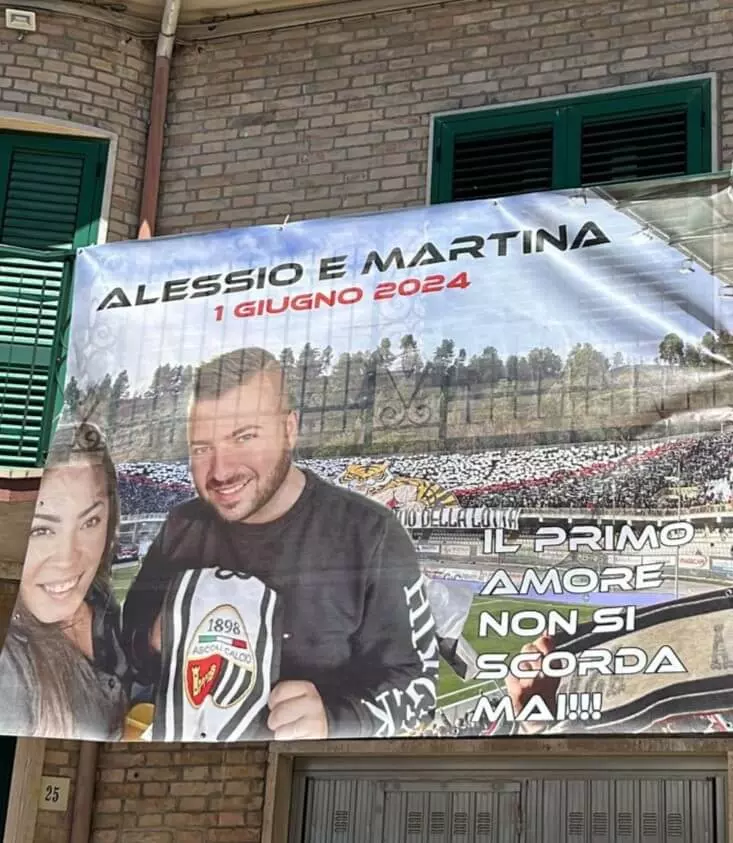 Striscione Per Matrimonio Personalizzato Alessio e Martina