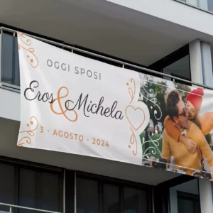 Striscione Per Matrimonio Personalizzato