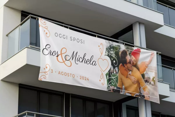 Striscione Per Matrimonio Personalizzato